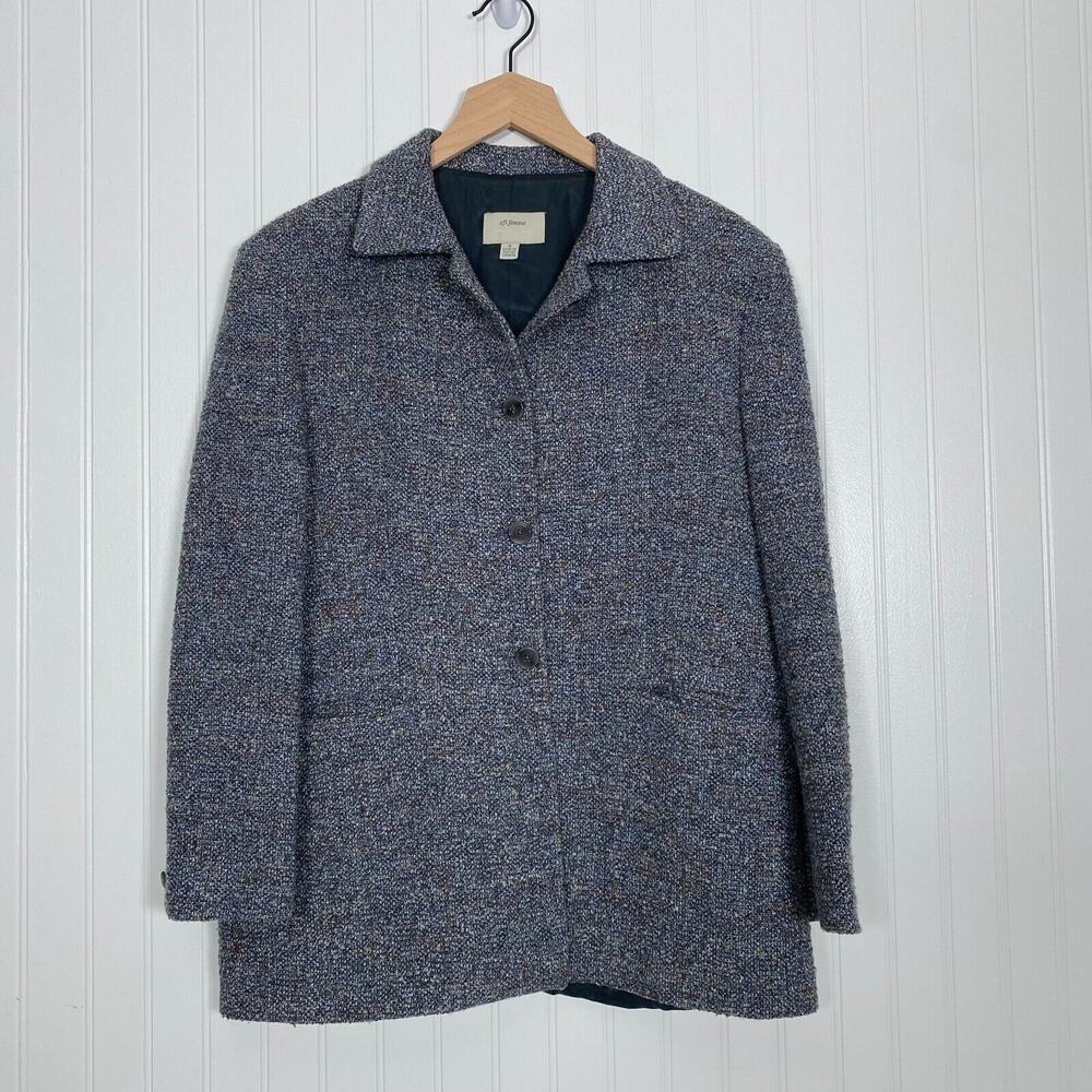 Vintage Sfi Femme Pour Nordstrom Womens Blazer Size 6 Wool Silk Blend Union Made